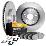 Dynamic Friction 1991-1996 Buick Roadmaster Front Rotors with Heavy Duty Brake Pads w/Hardware by Dynamic Friction Company 6212-51001