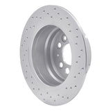 Dynamic Friction 1967-1974 Volvo 1421441451641800 Rear Left Drilled Silver Brake Rotor by Dynamic Friction Company 621-27001L