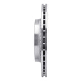 Dynamic Friction 2010-2017 Volvo XC60 Rear Left Drilled Silver Brake Rotor by Dynamic Friction Company 621-27044L