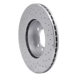 Dynamic Friction 1991-2006 BMW 318i Front Left Drilled Silver Brake Rotor by Dynamic Friction Company 621-31027L