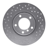 Dynamic Friction 1991-2006 BMW 318i Front Right Drilled Silver Brake Rotor by Dynamic Friction Company 621-31027R