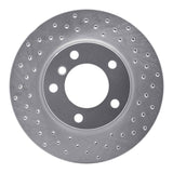 Dynamic Friction 1991-2006 BMW 318i Front Right Drilled Silver Brake Rotor by Dynamic Friction Company 621-31027R