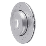 Dynamic Friction 2002-2005 BMW 745i Rear Right Drilled Silver Brake Rotor by Dynamic Friction Company 621-31059R