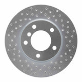 Dynamic Friction 2006-2013 BMW 120I (Mexico) Front Right Drilled Silver Brake Rotor by Dynamic Friction Company 621-31067R
