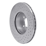 Dynamic Friction 2006-2013 BMW 120I (Mexico) Front Right Drilled Silver Brake Rotor by Dynamic Friction Company 621-31067R