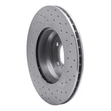 Dynamic Friction 2006-2012 BMW 330i Front Left Drilled Silver Brake Rotor by Dynamic Friction Company 621-31069L