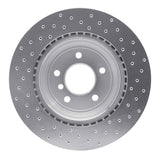 Dynamic Friction 2006-2015 BMW 325ci (Mexico) Rear Left Drilled Silver Brake Rotor by Dynamic Friction Company 621-31070L