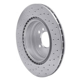 Dynamic Friction 2006-2015 BMW 325ci (Mexico) Rear Right Drilled Silver Brake Rotor by Dynamic Friction Company 621-31070R