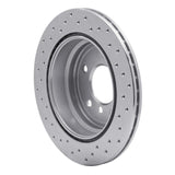 Dynamic Friction 2006-2015 BMW 325ix Rear Right Drilled Silver Brake Rotor by Dynamic Friction Company 621-31081R