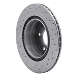 Dynamic Friction 2008-2013 BMW 125I (Mexico) Rear Right Drilled Silver Brake Rotor by Dynamic Friction Company 621-31088R