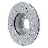 Dynamic Friction 2007-2021 BMW 220i (Mexico) Front Left Drilled Silver Brake Rotor by Dynamic Friction Company 621-31089L