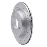 Dynamic Friction 2009-2016 BMW Z4 Rear Right Drilled Silver Brake Rotor by Dynamic Friction Company 621-31098R