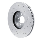 Dynamic Friction 2008-2019 BMW X5 Front Left Drilled Silver Brake Rotor by Dynamic Friction Company 621-31145L