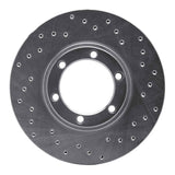 Dynamic Friction 1986-2006 Chevrolet Amigo Front Right Drilled Silver Brake Rotor by Dynamic Friction Company 621-37007R
