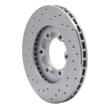 Dynamic Friction 1986-2006 Chevrolet Amigo Front Right Drilled Silver Brake Rotor by Dynamic Friction Company 621-37007R
