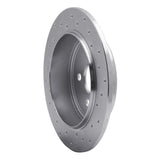Dynamic Friction 1995-2003 Dodge Neon Rear Left Drilled Silver Brake Rotor by Dynamic Friction Company 621-39008L