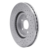 Dynamic Friction 2003-2009 Dodge Neon Front Right Drilled Silver Brake Rotor by Dynamic Friction Company 621-39013R