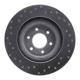 Dynamic Friction 1992-2002 Dodge Viper Rear Right Drilled Silver Brake Rotor by Dynamic Friction Company 621-40014R