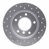 Dynamic Friction 2002-2018 Mercedes-Benz G500 Rear Left Drilled Silver Brake Rotor by Dynamic Friction Company 621-40038L
