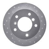 Dynamic Friction 2002-2018 Mercedes-Benz G500 Rear Right Drilled Silver Brake Rotor by Dynamic Friction Company 621-40038R