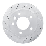 Dynamic Friction 2002-2006 Dodge Sprinter 2500 Front Left Drilled Silver Brake Rotor by Dynamic Friction Company 621-40042L