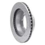 Dynamic Friction 1980-1993 Dodge RD200 Front Left Drilled Silver Brake Rotor by Dynamic Friction Company 621-40047L