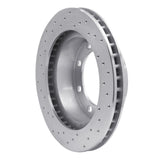 Dynamic Friction 1980-1993 Dodge RD200 Front Right Drilled Silver Brake Rotor by Dynamic Friction Company 621-40047R