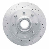 Dynamic Friction 1994-1999 Dodge Ram 2500 Front Left Drilled Silver Brake Rotor by Dynamic Friction Company 621-40078L