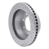 Dynamic Friction 2000-2002 Dodge Ram 2500 Front Right Drilled Silver Brake Rotor by Dynamic Friction Company 621-40088R