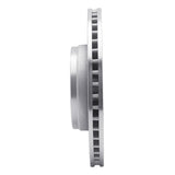 Dynamic Friction 2011-2012 Jeep Liberty Front Left Drilled Silver Brake Rotor by Dynamic Friction Company 621-42021L