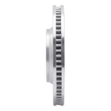 Dynamic Friction 2003-2008 Cadillac CTS Front Right Drilled Silver Brake Rotor by Dynamic Friction Company 621-46013R