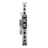 Dynamic Friction 2004-2008 Pontiac Bonneville Front Left Drilled Silver Brake Rotor by Dynamic Friction Company 621-46017L