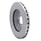 Dynamic Friction 2004-2008 Pontiac Bonneville Front Left Drilled Silver Brake Rotor by Dynamic Friction Company 621-46017L