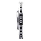 Dynamic Friction 2004-2008 Pontiac Bonneville Front Right Drilled Silver Brake Rotor by Dynamic Friction Company 621-46017R