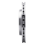 Dynamic Friction 2005-2011 Cadillac CTS Rear Left Drilled Silver Brake Rotor by Dynamic Friction Company 621-46020L