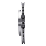 Dynamic Friction 2005-2011 Cadillac CTS Rear Right Drilled Silver Brake Rotor by Dynamic Friction Company 621-46020R