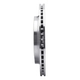 Dynamic Friction 2008-2019 Chevrolet Camaro Rear Left Drilled Silver Brake Rotor by Dynamic Friction Company 621-46024L