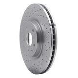 Dynamic Friction 2008-2017 Chevrolet Caprice Front Left Drilled Silver Brake Rotor by Dynamic Friction Company 621-46027L