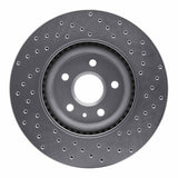 Dynamic Friction 2008-2017 Chevrolet Caprice Front Left Drilled Silver Brake Rotor by Dynamic Friction Company 621-46027L