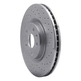 Dynamic Friction 2008-2017 Chevrolet Caprice Front Right Drilled Silver Brake Rotor by Dynamic Friction Company 621-46027R