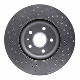 Dynamic Friction 2008-2017 Chevrolet Caprice Front Right Drilled Silver Brake Rotor by Dynamic Friction Company 621-46027R