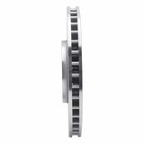 Dynamic Friction 2009-2015 Cadillac CTS Front Right Drilled Silver Brake Rotor by Dynamic Friction Company 621-46029R