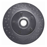 Dynamic Friction 1967-1974 Buick 442 Front Left Drilled Silver Brake Rotor by Dynamic Friction Company 621-47004L