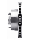Dynamic Friction 1967-1974 Buick 442 Front Left Drilled Silver Brake Rotor by Dynamic Friction Company 621-47004L