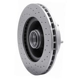 Dynamic Friction 1967-1974 Buick 442 Front Left Drilled Silver Brake Rotor by Dynamic Friction Company 621-47004L