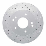 Dynamic Friction 1963-1982 Chevrolet Camaro Front Right/ Rear Right Drilled Silver Brake Rotor by Dynamic Friction Company 621-47008R