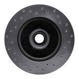 Dynamic Friction 1979-1981 Buick CABALLERO Front Left Drilled Silver Brake Rotor by Dynamic Friction Company 621-47013L