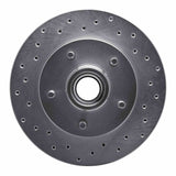 Dynamic Friction 1979-1981 Buick CABALLERO Front Left Drilled Silver Brake Rotor by Dynamic Friction Company 621-47013L