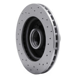 Dynamic Friction 1979-1981 Buick CABALLERO Front Left Drilled Silver Brake Rotor by Dynamic Friction Company 621-47013L