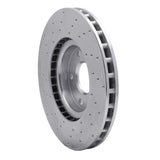 Dynamic Friction 2014-2019 Chevrolet Corvette Front Right Drilled Silver Brake Rotor by Dynamic Friction Company 621-47050R